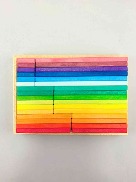 Rainbow Building Set 32pcs – Woodberry