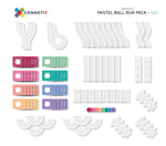 Magnetic tiles 106 pcs Pastel Ball Run Pack by Connetix