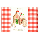 Wooden Embroidery Gingerbread House Kit