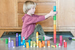 Child stacking Grapat lola wooden toy set.