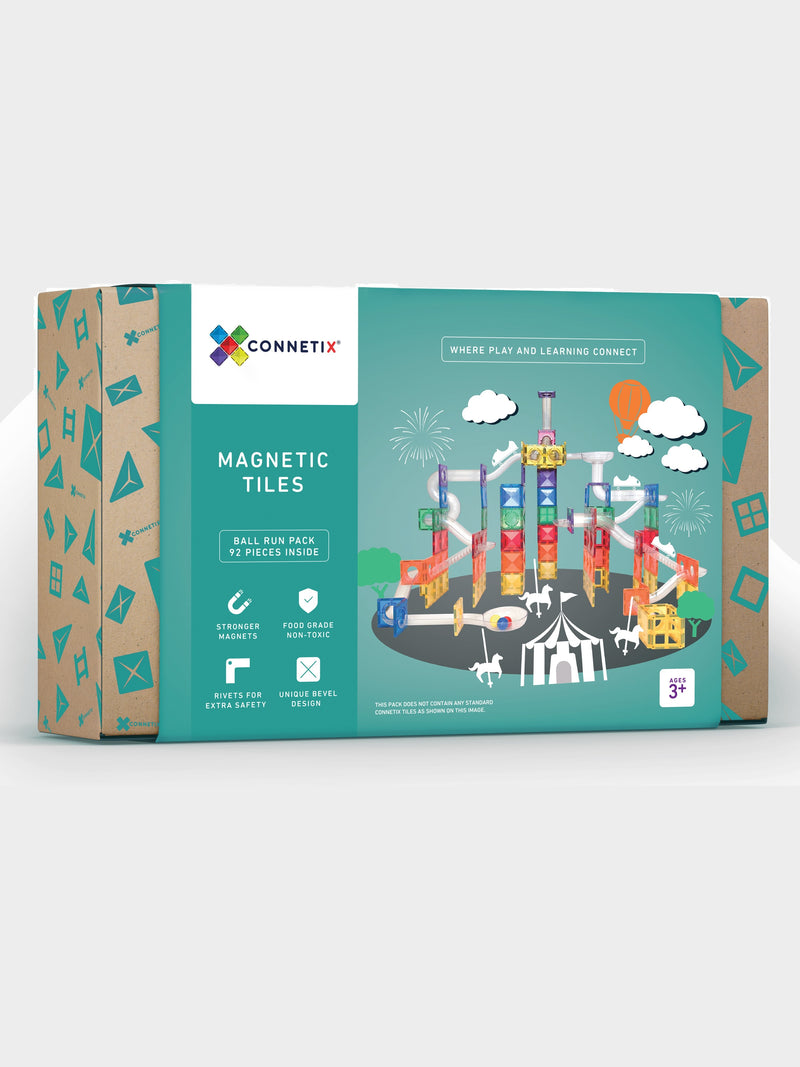 Magnetic tiles 92 pcs Ball Run Pack by Connetix