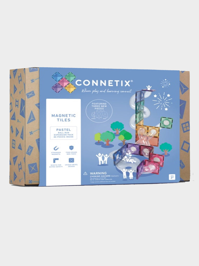 Magnetic tiles 80 pcs Pastel Ball Run Expansion Pack by Connetix