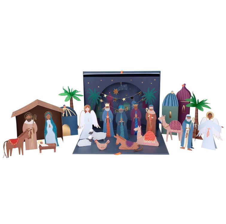 Nativity Papercraft Advent Calendar