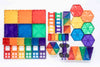 Connetix magnetic tiles 220pcs mega pack. color and shapes included this box