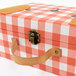 Wooden Dog Advent Calendar Suitcase