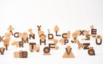 Wooden Alphabet Play Block Set