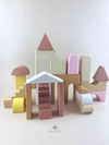 A simple build using the Apartment Blocks set by Raduga Grez. Featuring the steps and roof tops with several arches and curved pieces
