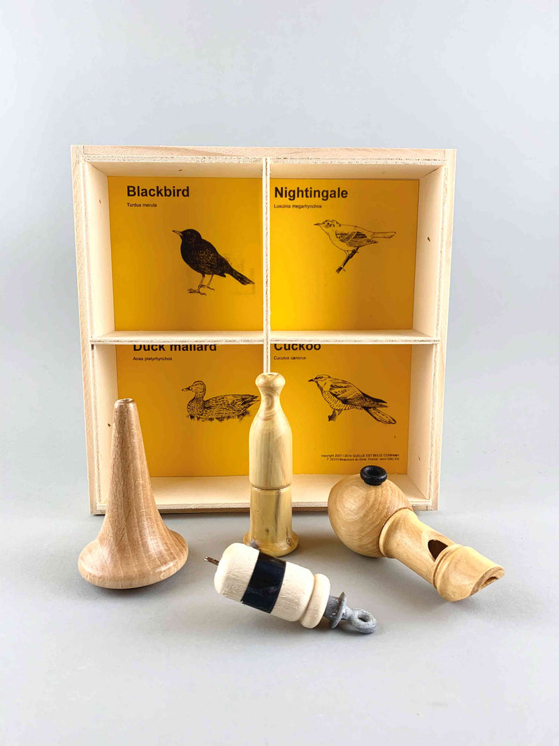 Wooden Bird call Set - Nest Simple