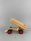 Woodberry Fagus Dump Truck Trailer with raised bed. 