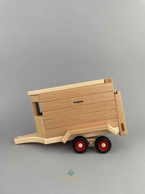 Woodberry Fagus Horse Box Cart Attachment side view.