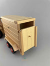 Woodberry Fagus Horse Box Cart rear view of tailgate closed. 
