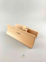 Woodberry Fagus Snowplow extension wooden toy attachment for Unimog and other similar trucks. 