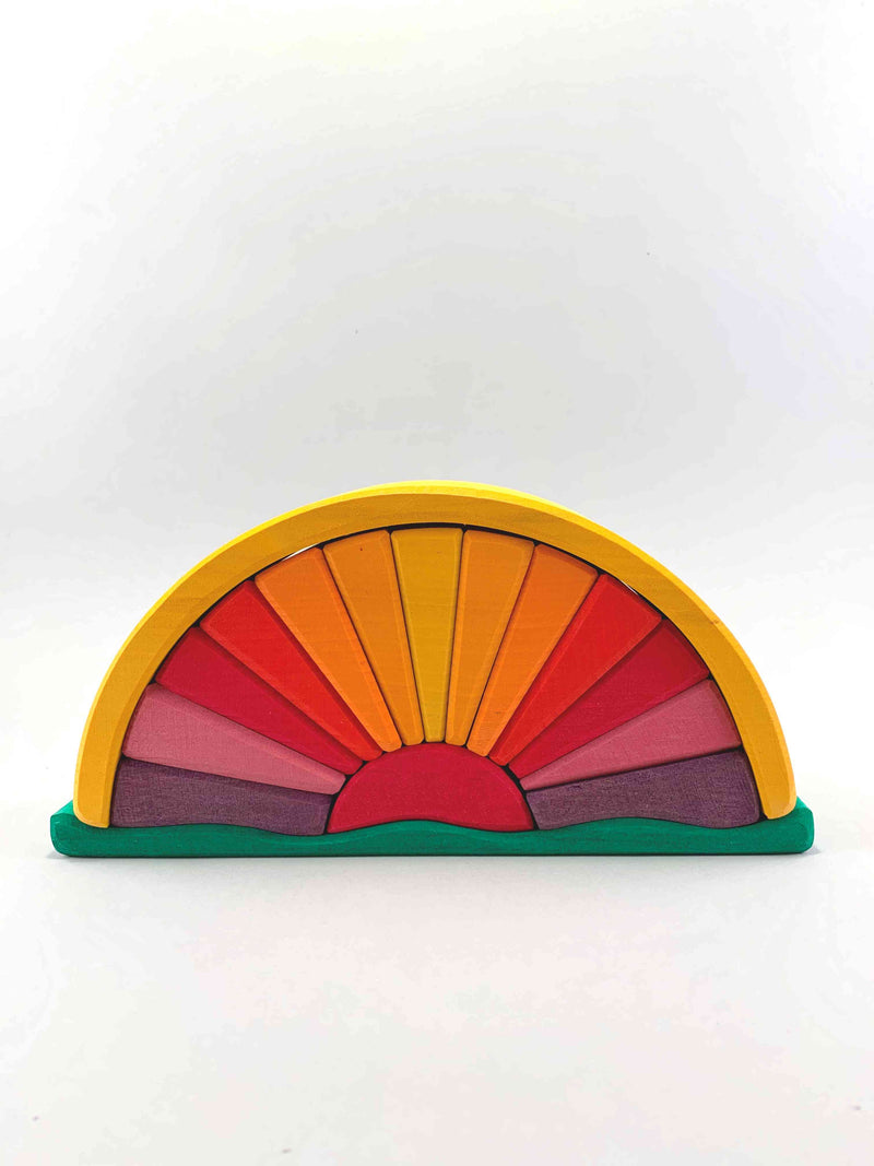 Wooden Sunray Arch (Yellow)