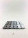 Grapat mandala gray stone wooden toys displayed as a square.