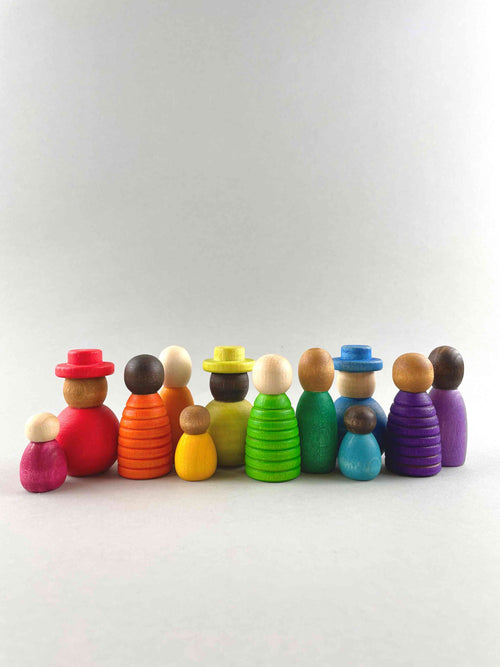 New 2021 Grapat Nins Together set. Nins of varying shapes, sizes and colors to celebrate the diversity of the world around us. Each figure has varying skin tones, colors and some even wear hats.