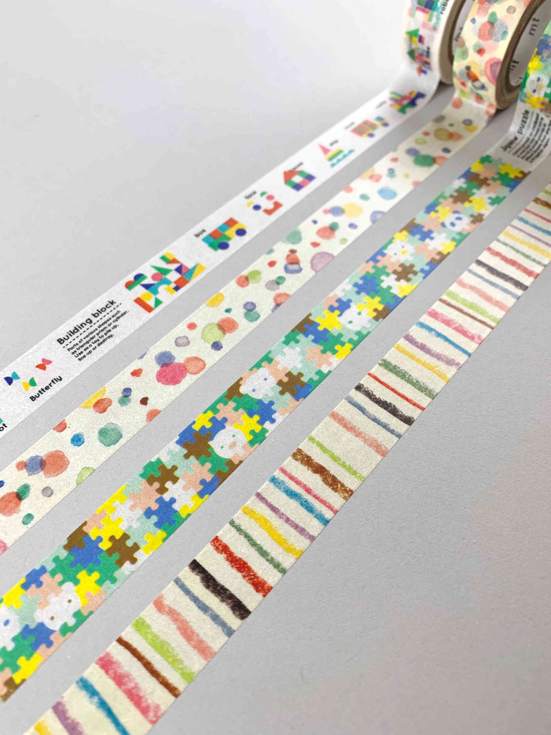 Washi Tape - Kids Playtime Set (15 mm)