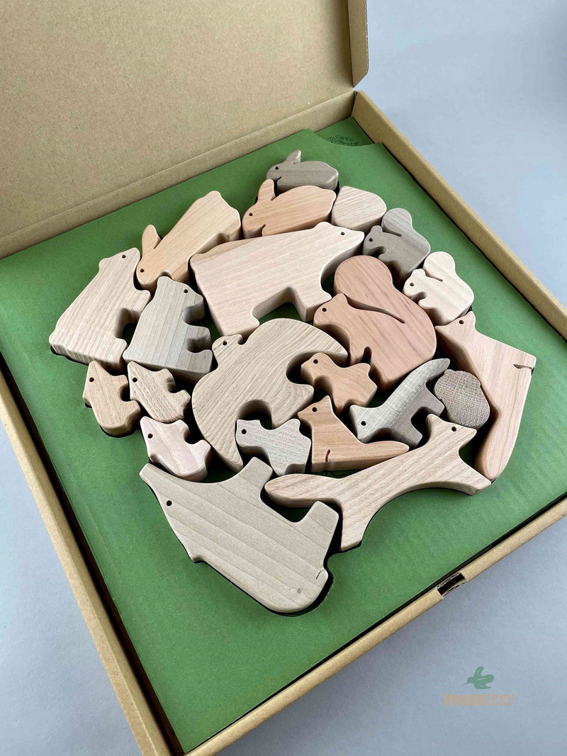 Wooden Forest Animals