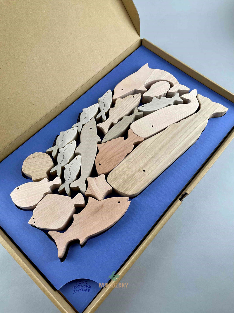 Wooden Marine Animals