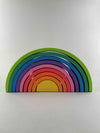 Large Rainbow Stacker 9pcs - Green