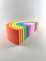 Large Rainbow Stacker 9pcs - Orange