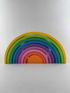 Large Rainbow Stacker 9pcs - Yellow