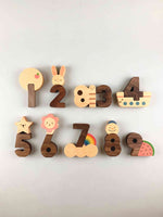 Wooden Number Blocks