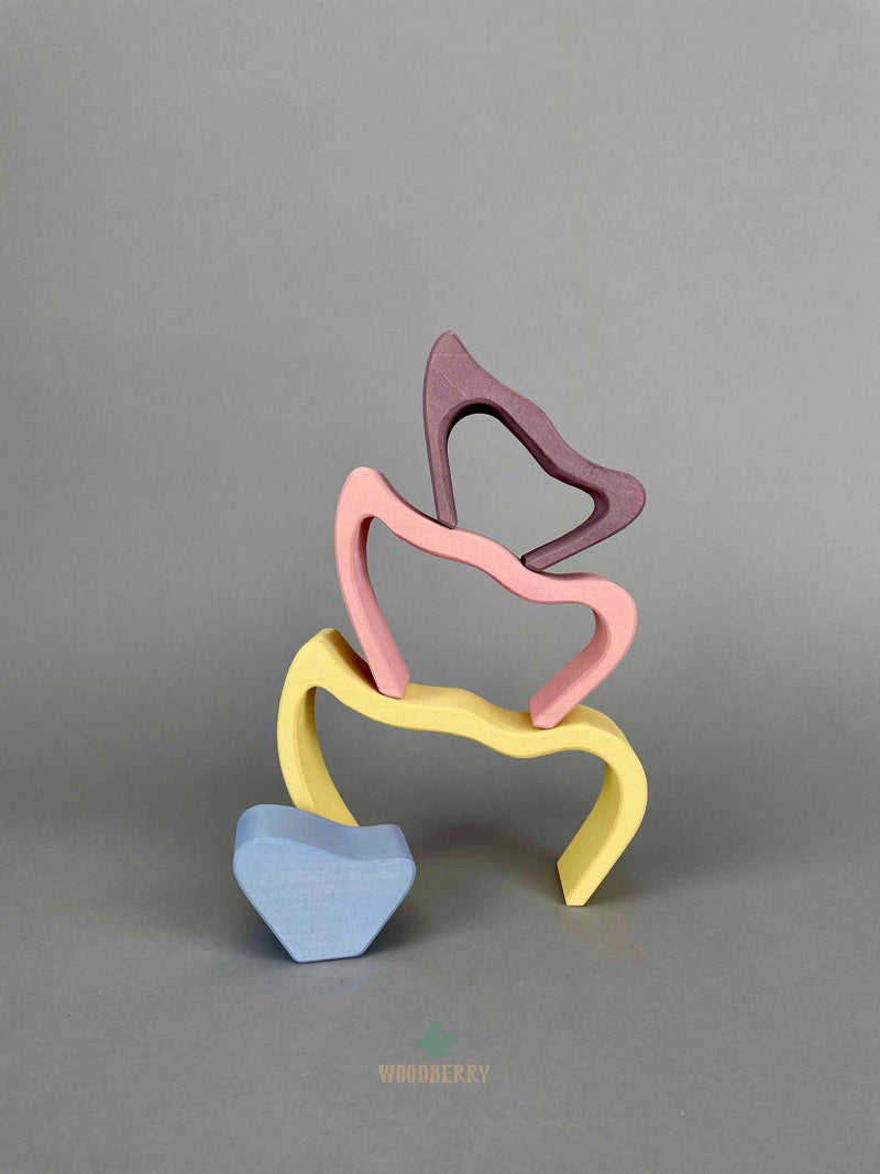 Butterfly Wing Pastel Arch Stacker