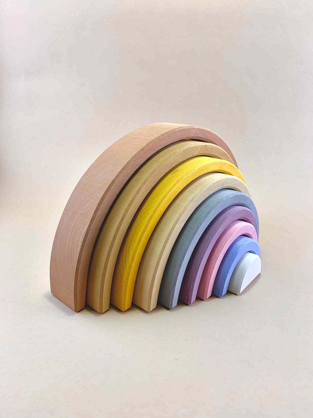 Retired Raduga Grez Large stacker Desert Rainbow 9pcs. Discontinued item from Raduga Grez.  
