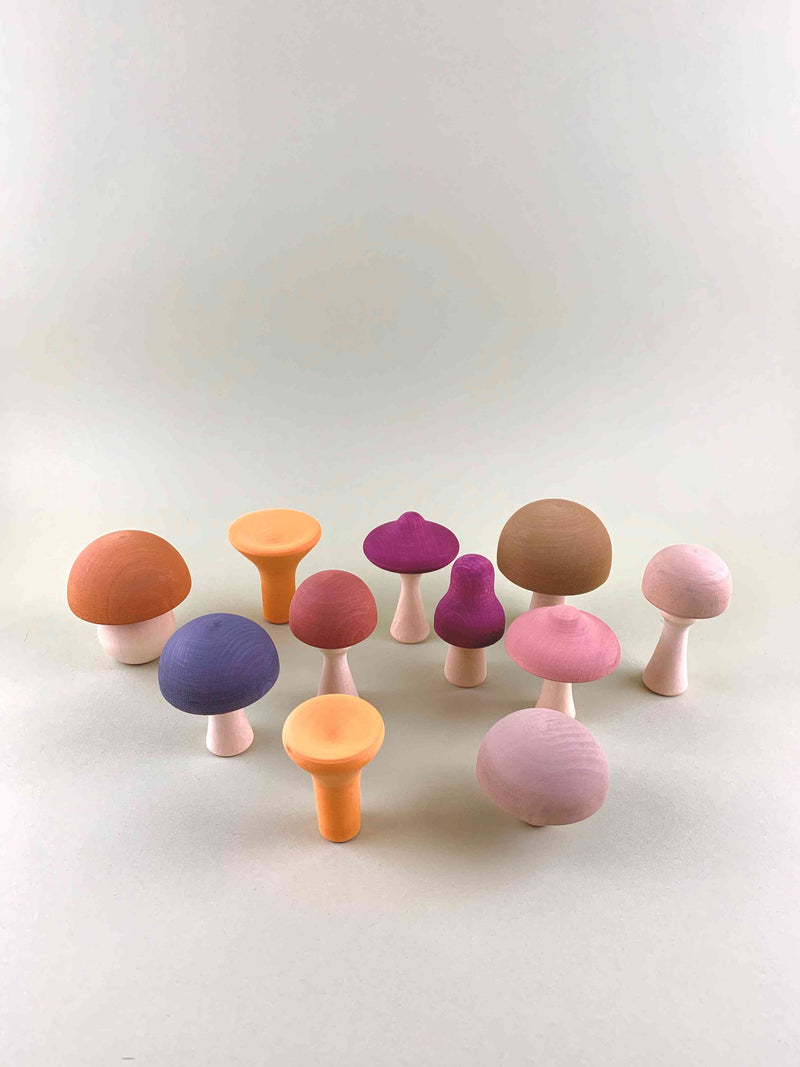 Wooden Mushrooms Toys