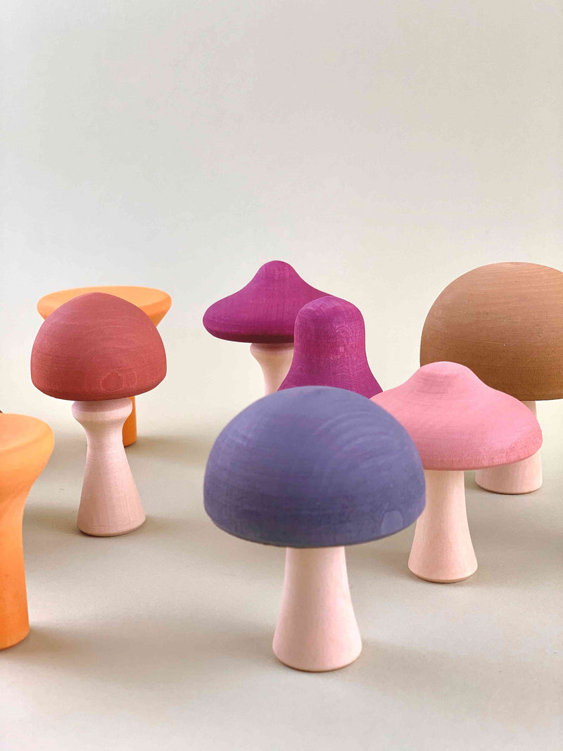 Wooden Mushrooms