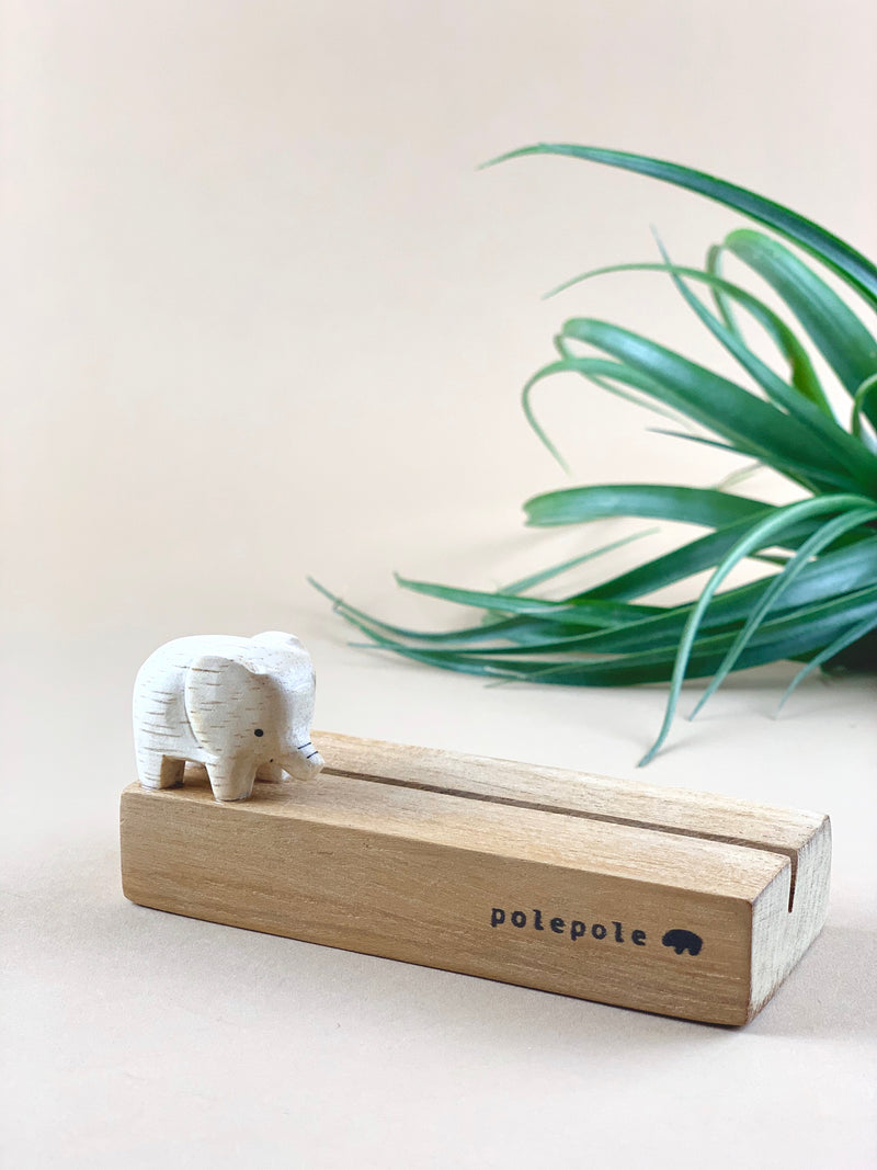 Wooden Photo Stand - Elephant