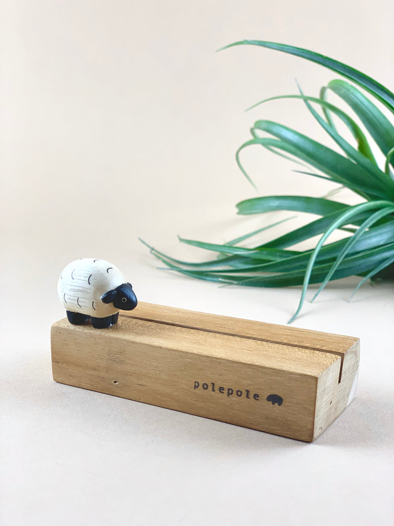 Wooden Photo Stand - Sheep