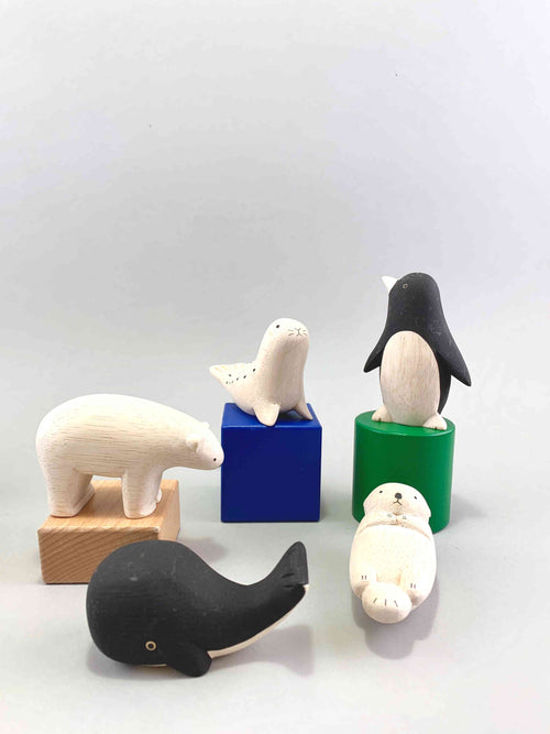 Wooden Arctic Animals Set