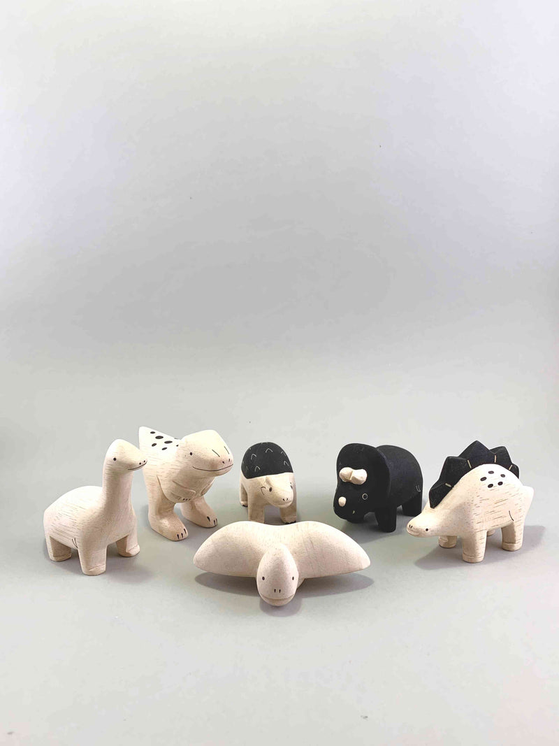 Wooden Dinosaur Set