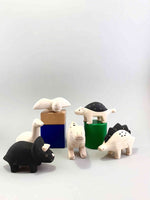 Wooden Dinosaur Set