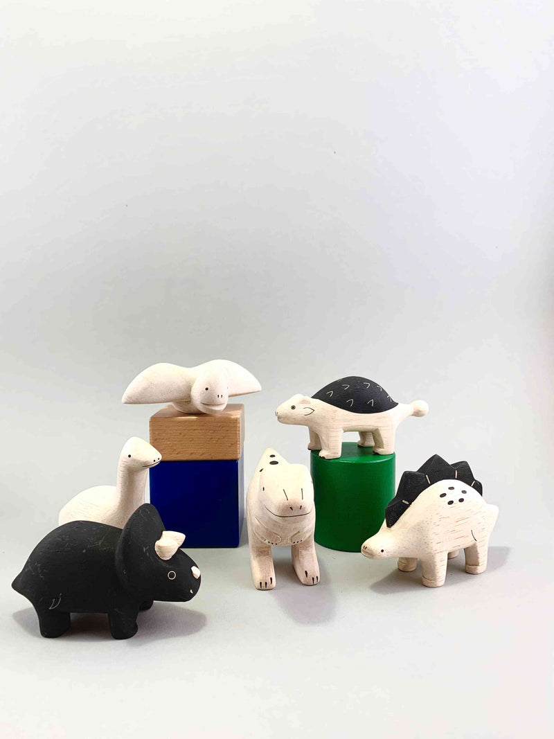 Wooden Dinosaur Set