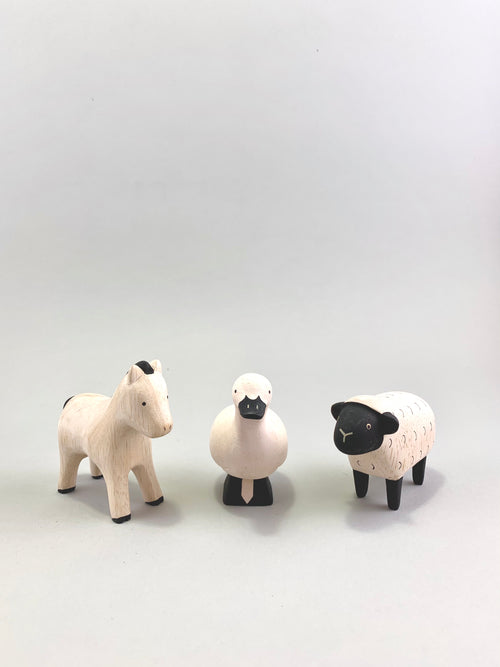 Wooden Farm Animal Set