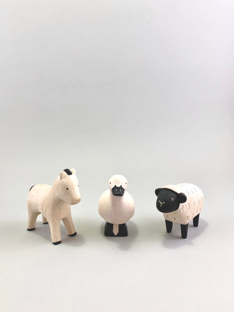 Wooden Farm Animal Set