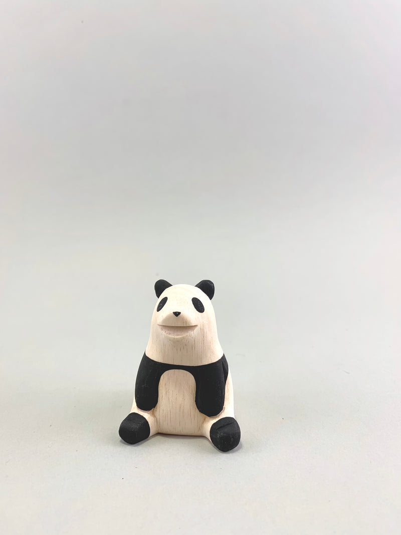 Wooden Panda Figure