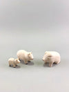 Wooden Pig Family Set