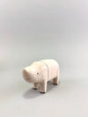 Wooden Rhinoceros Figure