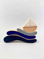 Boat and Waves Stacking Toy