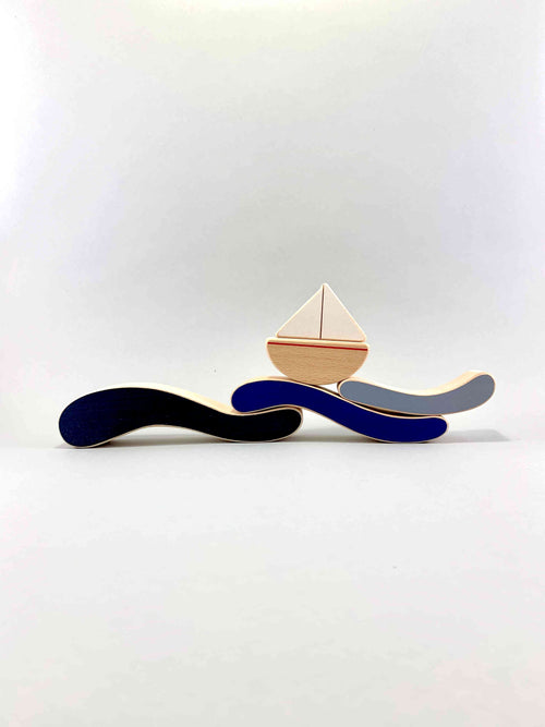 Boat and Waves Stacking Toy