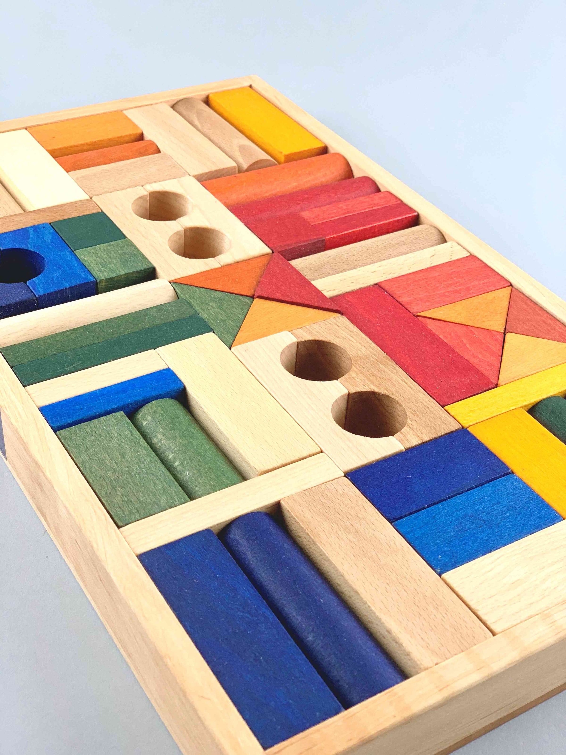 Wooden story blocks hotsell