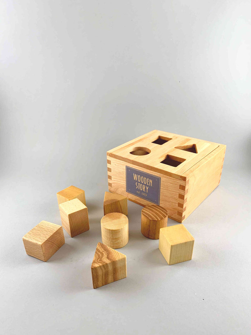 Natural Shape sorter box