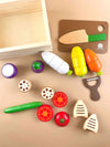 Deluxe Wooden Vegetables Set