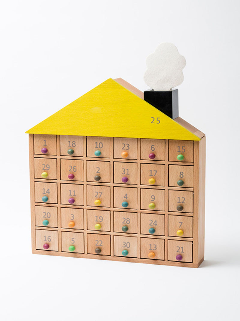 Apartment 31 by kiko+&gg*. designed in Japan. Wooden Advent calendar
