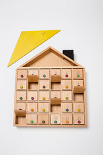 Apartment 31 by kiko+&gg*. designed in Japan. Wooden Advent calendar